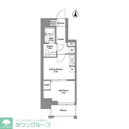 クラリティア綾瀬の物件間取画像